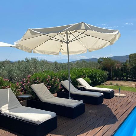 Georges Villa Galaxidi, Family, Pool And Garden Exterior foto